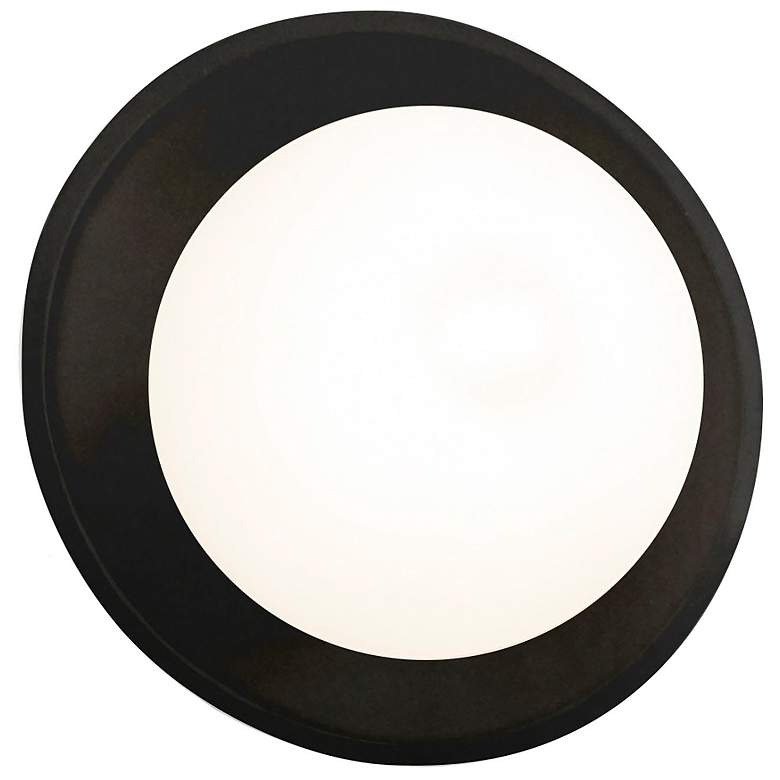 Image 1 Ambiance 6 1/4" High Carbon Matte Black LED Wall Sconce