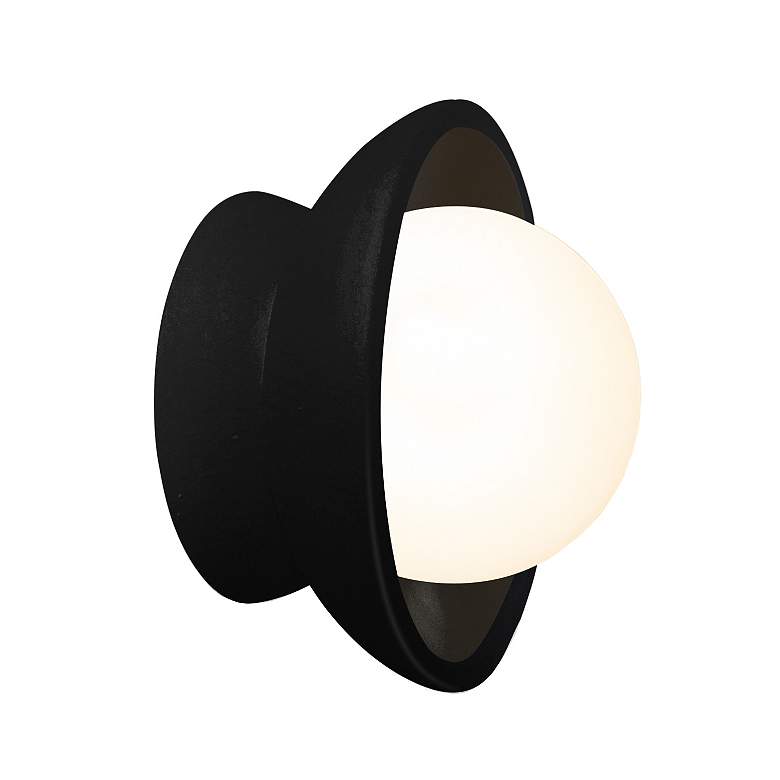 Image 2 Ambiance 6 1/4" High Carbon Matte Black LED Wall Sconce more views