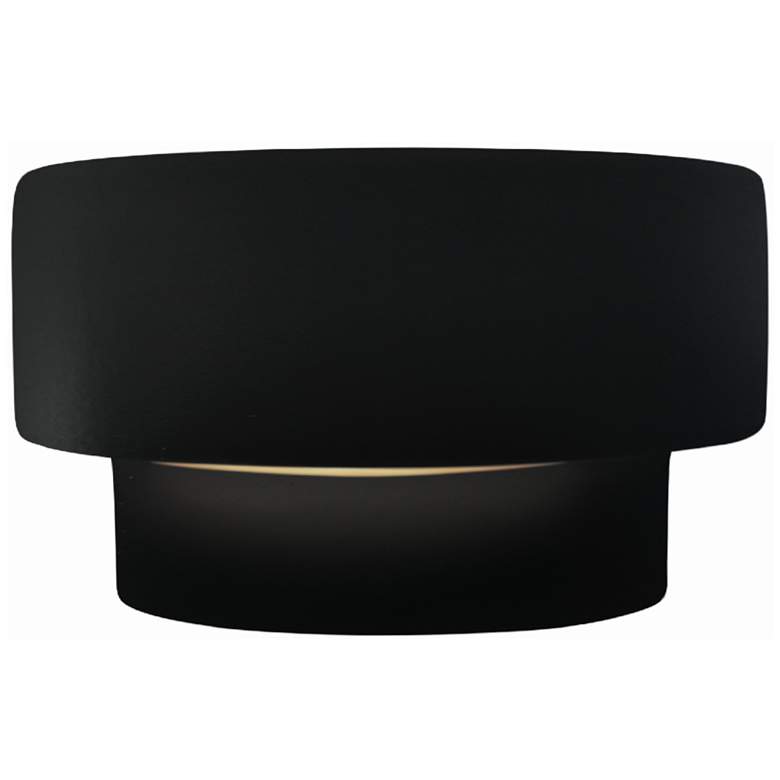 Image 1 Ambiance 6" Carbon Matte Black Tier ADA LED Wall Sconce