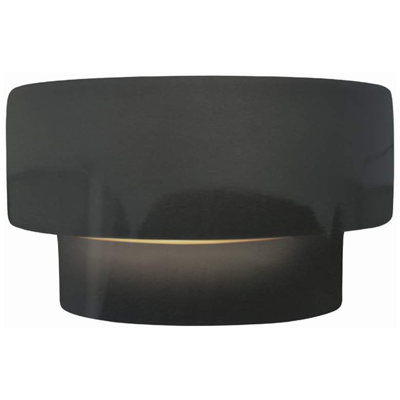 Image 1 Ambiance 6" Gloss Grey Tier ADA LED Wall Sconce