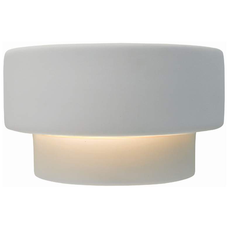 Image 1 Ambiance 6" Gloss White Tier ADA LED Wall Sconce