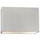 Ambiance 6" High Bisque Small Rectangle ADA Outdoor LED Wall Sconce