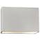 Ambiance 6" High Bisque Wide Rectangle ADA Wall Sconce