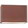 Ambiance 6" High Canyon Clay Wide Rectangle ADA Wall Sconce