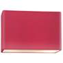 Ambiance 6" High Cerise Wide Rectangle ADA Wall Sconce
