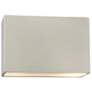 Ambiance 6" High Matte White LED ADA Outdoor Wall Sconce