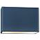 Ambiance 6" High Midnight Sky Wide Rectangle ADA Wall Sconce