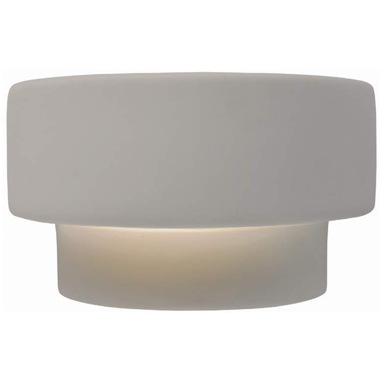 Image 1 Ambiance 6" Matte White Tier ADA Wall Sconce