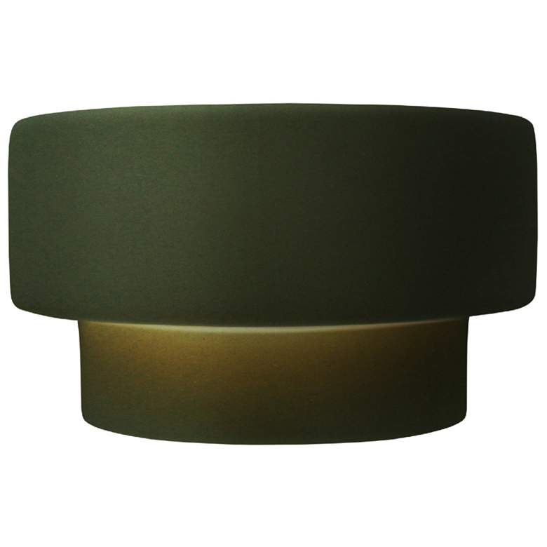 Image 1 Ambiance 6" Pewter Green Tier ADA Wall Sconce