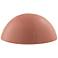 Ambiance 6"H Blush Quarter Sphere LED Outdoor Wall Sconce