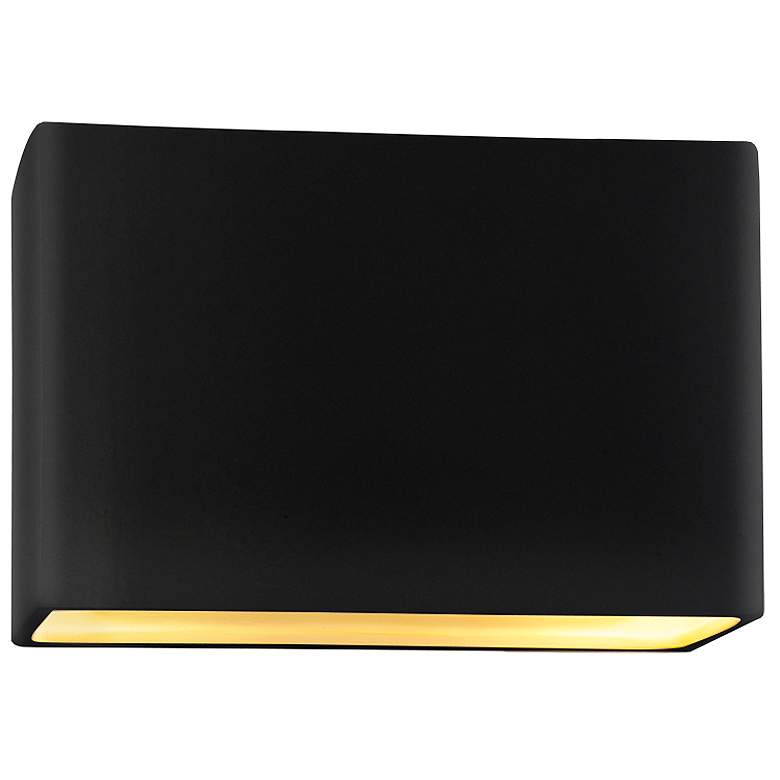 Image 1 Ambiance 6"H Carbon Gold Closed Top ADA Outdoor Wall Sconce