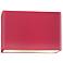 Ambiance 6"H Cerise Wide Rectangle Closed ADA Outdoor Sconce