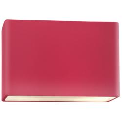 Ambiance 6"H Cerise Wide Rectangle Closed ADA Outdoor Sconce