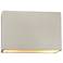 Ambiance 6"H Matte White Wide Rectangle Closed ADA Sconce