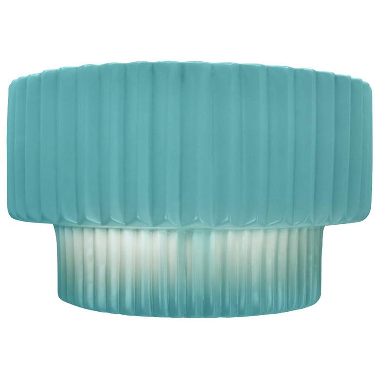 Image 2 Ambiance 6"H Reflecting Pool Tier Pleated ADA LED Wall Sconce