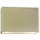 Ambiance 6"H Vanilla Wide Rectangle LED ADA Outdoor Sconce