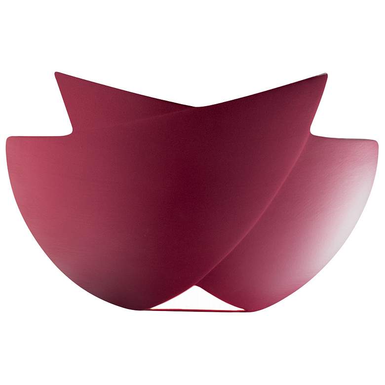 Image 1 Ambiance 7 inch High Cerise Ceramic Fema ADA Wall Sconce