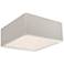 Ambiance 8 1/4" Wide Matte White LED Outdoor Ceiling Light