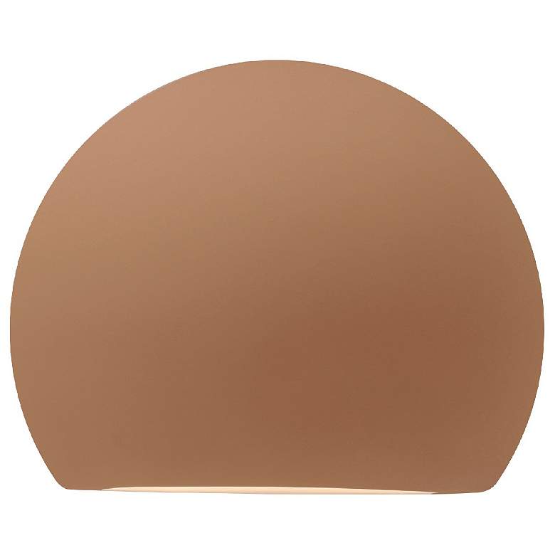 Image 1 Ambiance 8" Adobe Globe ADA Outdoor LED Wall Sconce