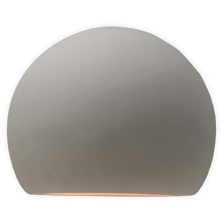 Image 1 Ambiance 8" Bisque Globe ADA LED Wall Sconce