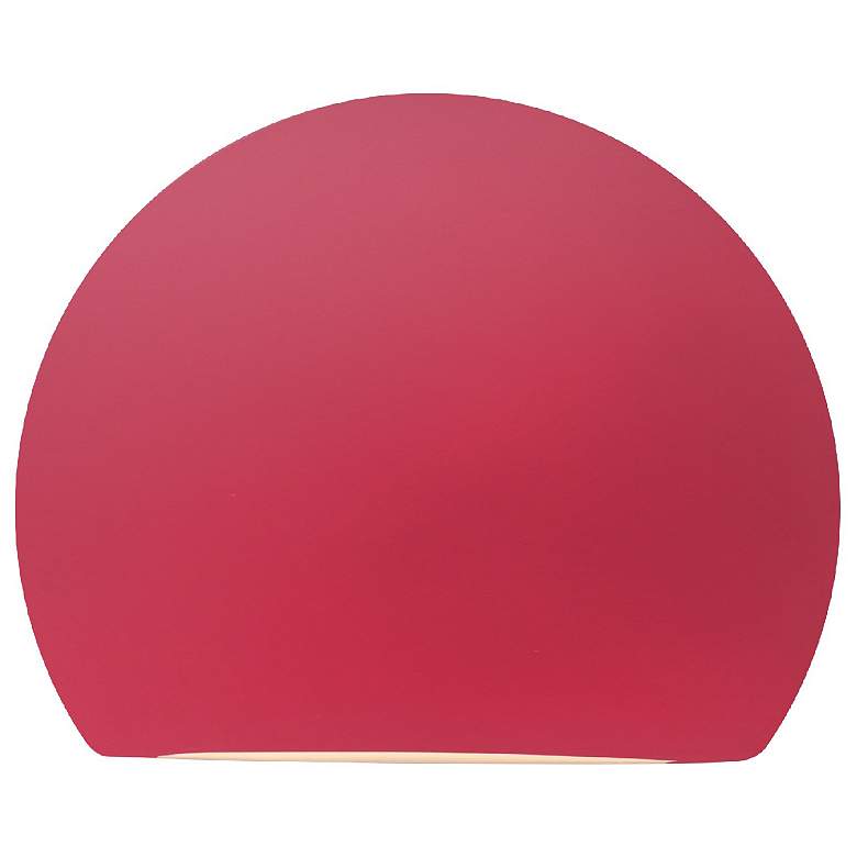 Image 1 Ambiance 8" Cerise Globe ADA Outdoor LED Wall Sconce