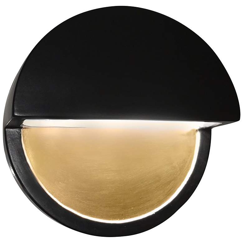 Image 1 Ambiance 8" High Carbon Matte Black LED Outdoor Wall Light