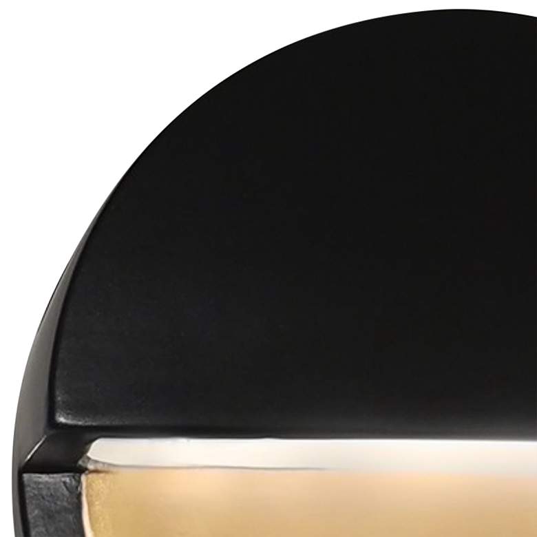 Image 2 Ambiance 8" High Carbon Matte Black LED Outdoor Wall Light more views