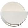 Ambiance 8" High Open Top Bisque Dome LED Wall Sconce