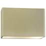 Ambiance 8" High Vanilla Closed Top ADA Outdoor Wall Sconce