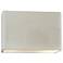 Ambiance 8" High White Crackle LED ADA Outdoor Wall Sconce