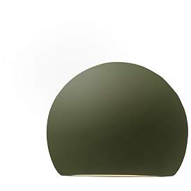 Image1 of Ambiance 8" Pewter Green Globe ADA Outdoor LED Wall Sconce