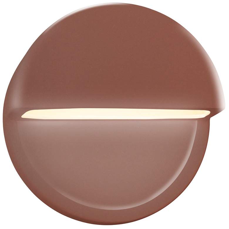 Image 1 Ambiance 8"H Canyon Clay Dome Closed LED ADA Outdoor Sconce