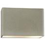Ambiance 8"H Celadon Wide Rectangle Closed ADA Wall Sconce