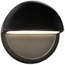 Ambiance 8"H Gloss Black Dome Closed Top LED ADA Wall Sconce