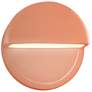 Ambiance 8"H Gloss Blush Dome Closed Top LED ADA Wall Sconce
