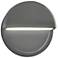 Ambiance 8"H Gloss Gray Dome Closed Top LED ADA Wall Sconce