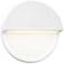 Ambiance 8"H Gloss White Dome Closed Top LED ADA Wall Sconce