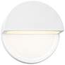 Ambiance 8"H White Dome Closed LED ADA Outdoor Wall Sconce