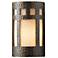 Ambiance 9.25" Open Hammered Brass Small Prairie Window ADA Outdoor Sc