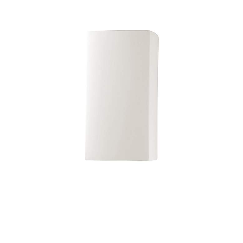 Image 1 Ambiance 9.5"H Bisque Rectangle Wall Sconce