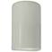 Ambiance 9.5"H Matte White ADA Cylinder Downlight Wall Sconce