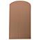 Ambiance 9.5" Adobe Small Pleated Cylinder ADA Wall Sconce