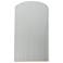 Ambiance 9.5" Gloss White Small Pleated Cylinder ADA Wall Sconce