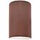 Ambiance 9.5" High Canyon Clay Small Cylinder LED Wall Sconce