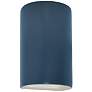 Ambiance 9.5" High Midnight Sky and Matte White Small Cylinder Wall Sc
