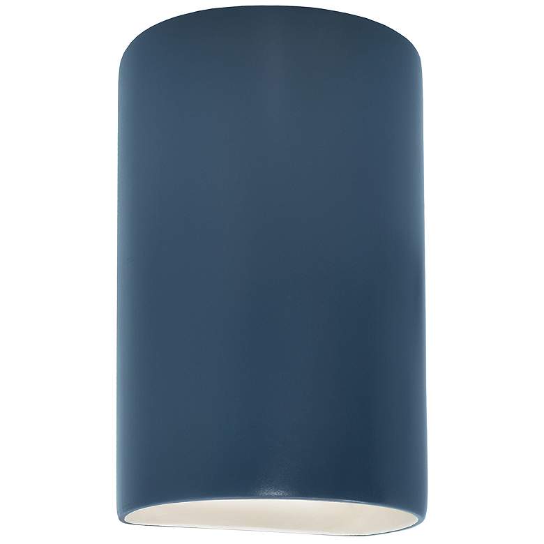 Image 1 Ambiance 9.5 inch High Midnight Sky Small Cylinder Closed Top LED Wall Sco