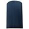 Ambiance 9.5" Midnight Sky Small Cylinder Pleated ADA Outdoor LED Scon