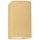 Ambiance 9.5" Open Muted Yellow Small Rectangle w/ Perfs Wall Sconce