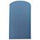 Ambiance 9.5" Sky Blue Small Pleated Cylinder ADA Wall Sconce