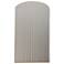 Ambiance 9.5"H Bisque Small Pleated Cylinder ADA LED Wall Sconce